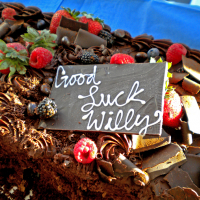 "Good Luck Willy" cake